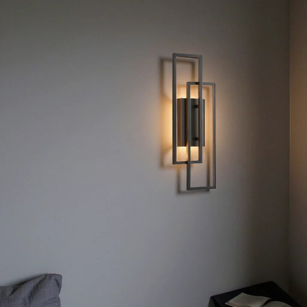 Ocireon - Rechthoekige Geometrische LED Wandlamp
