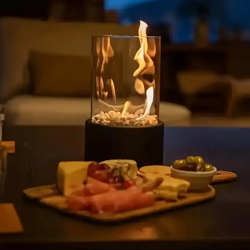 Luna Stijlvolle Bio-Ethanol Tafelkachel - Warmte En Sfeer
