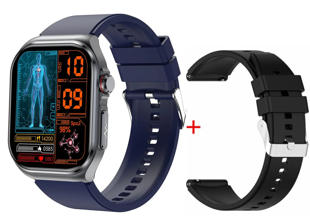 Amoled Smart Watch ET585 Men ECG Blood Compositoin Health Monitoring Bluetooth Call Women Sports Fitness Tracker Smartwatch