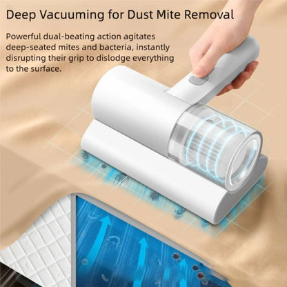 Puseky 20000Pa Bed Vacuum Cleaner, Powerful Mattress Vacuum Cleaner for Mattress, Bed, Cloth Sofas, Pillows, Carpets, Handheld Cordless Vacuum Cleaner, Wireless Mite Remover Cleaning Machine