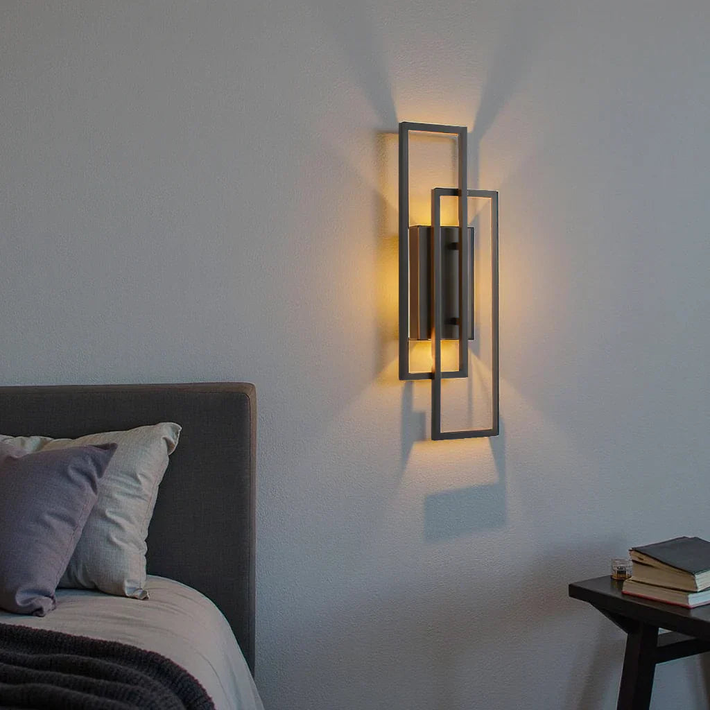 Ocireon - Rechthoekige Geometrische LED Wandlamp