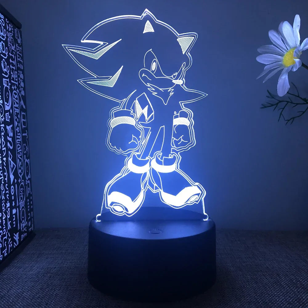Sonic LED Lamp - Speelse Verlichting Voor Gamers