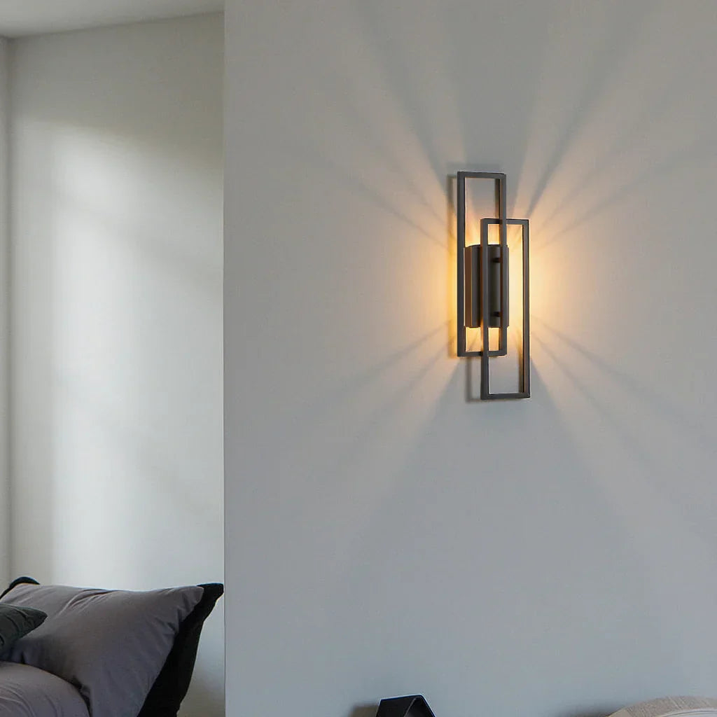 Ocireon - Rechthoekige Geometrische LED Wandlamp