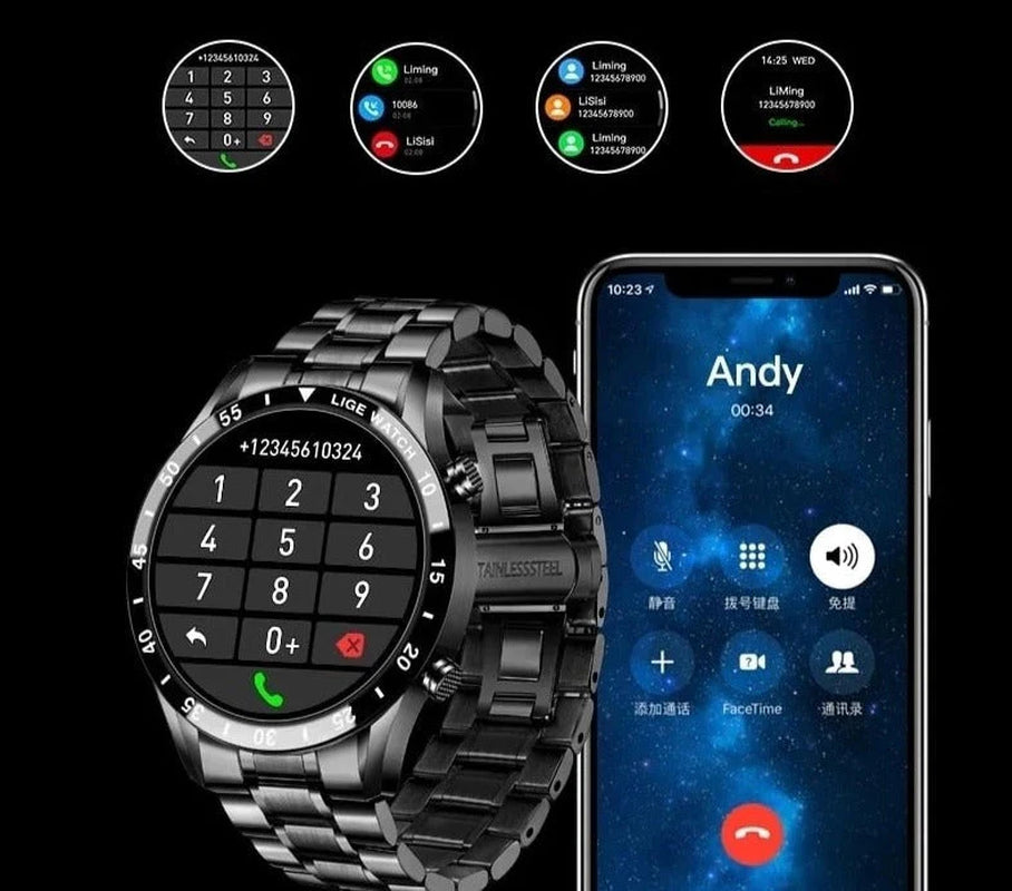Luxe Heren Smartwatch – Axel