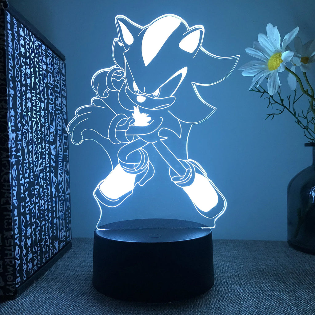 Sonic LED Lamp - Speelse Verlichting Voor Gamers