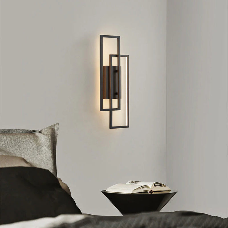 Ocireon - Rechthoekige Geometrische LED Wandlamp