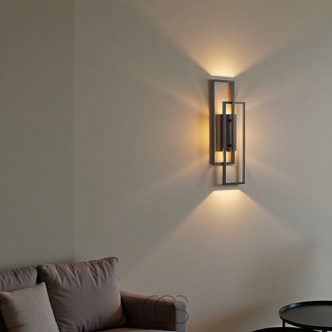 Ocireon - Rechthoekige Geometrische LED Wandlamp