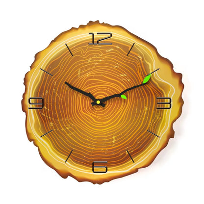 Vintage Wooden Wall Clock Modern Design Vintage Rustic Retro Clock Home Office Cafe Decoration Art Large Wall Watch