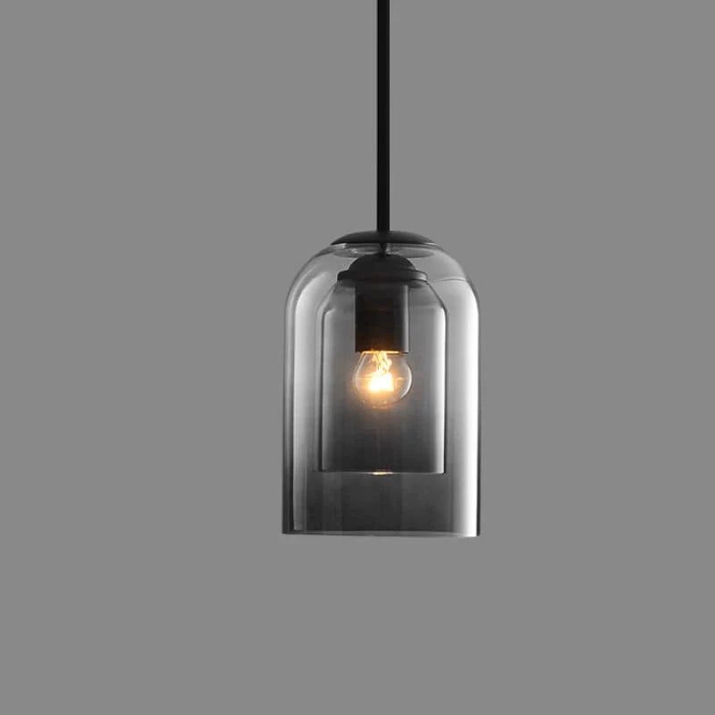 Stylish Double Glass Pendant Light - Auraglass